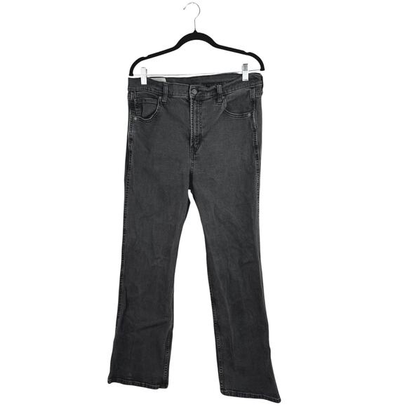 Gap Vintage Flare Women's Black High Rise Straight Leg Denim Jeans Pants Size 32 - Picture 1 of 5